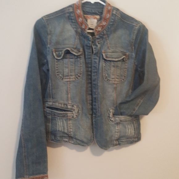 Paris Blues vintage blue jean denim jacket. M - Picture 1 of 11